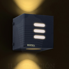 Lámpara Iluminacion Rustica | 2214 - Aplique Bidireccional