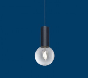 Lámpara Vignolo Iluminación | Tube E27 - TE-0010-NE - Colgante